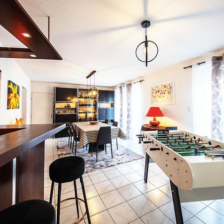 La Coquette ! Maison Au Coeur De La Bresse Avec Veranda Barbecue Garage Baby-Foot Et Barre De Son Екстериор снимка